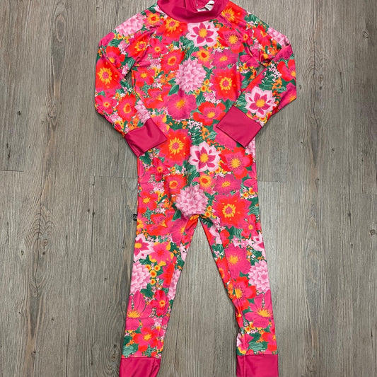 Floral Honeysuckle LS Swimsuit 4Y