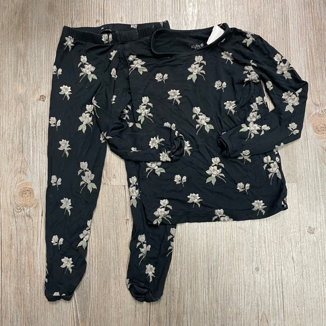 Floral Print Kyte 2PC Pj Set, 4Y
