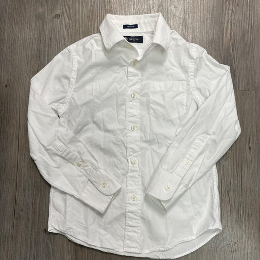 White Crewcuts LS Dress Shirt, 8Y
