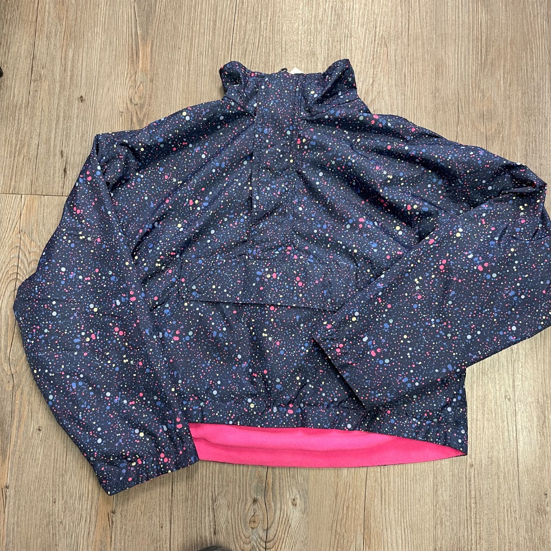 Pink Navy, Polka Dot Gap Reversible Jacket, 8-9Y