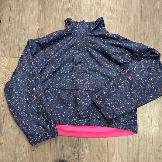 Pink Navy, Polka Dot Gap Reversible Jacket, 8-9Y