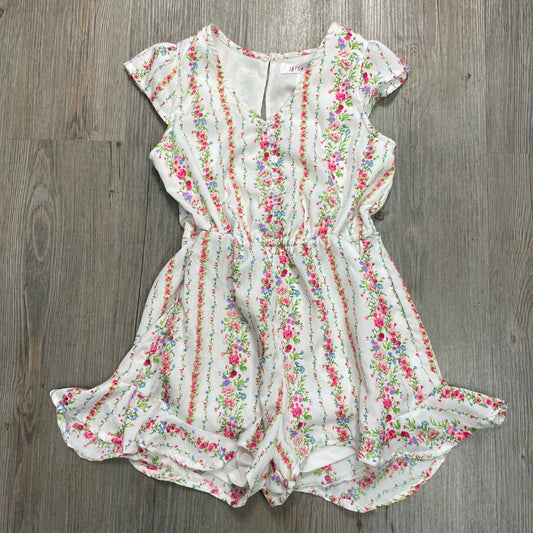 Floral Japna Girls Romper, 8Y