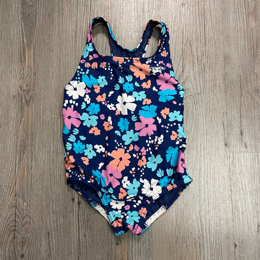 Floral Speedo Bathing Suits, 5Y