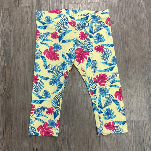 Leaf Print Joe Fresh Capri Legging, 6Y