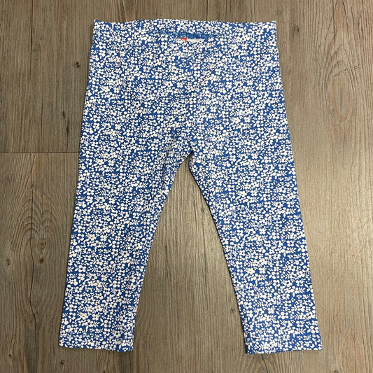 Floral Blue Joe Fresh Capri Legging, 6Y
