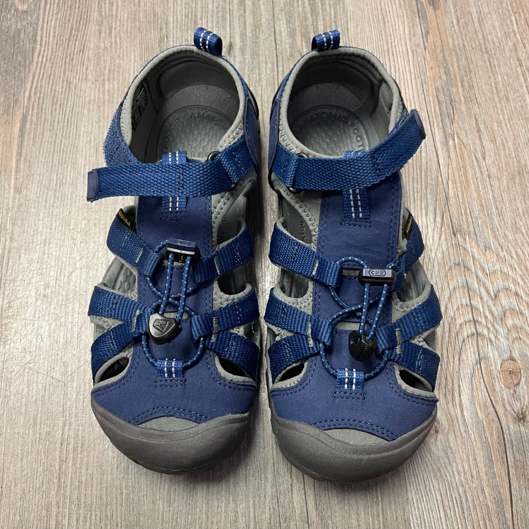 Navy Keens Sandals, 4Y