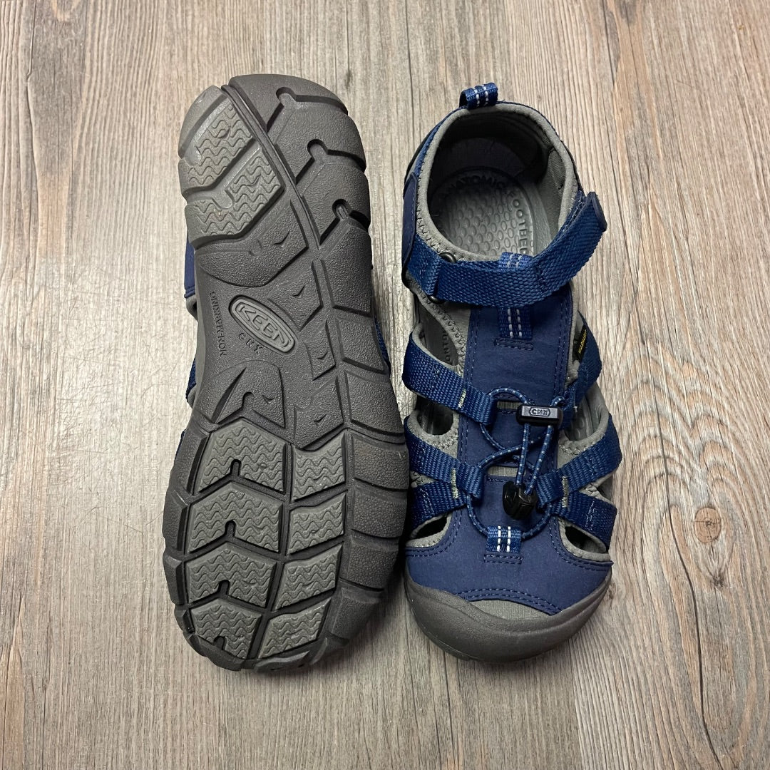 Navy Keens Sandals, 4Y