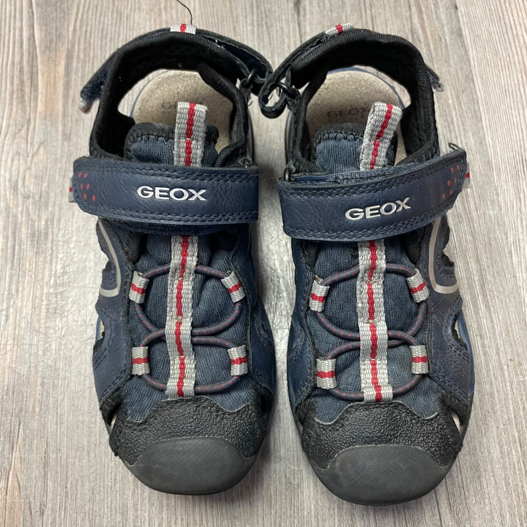 Navy Geox Sandals, 12Y