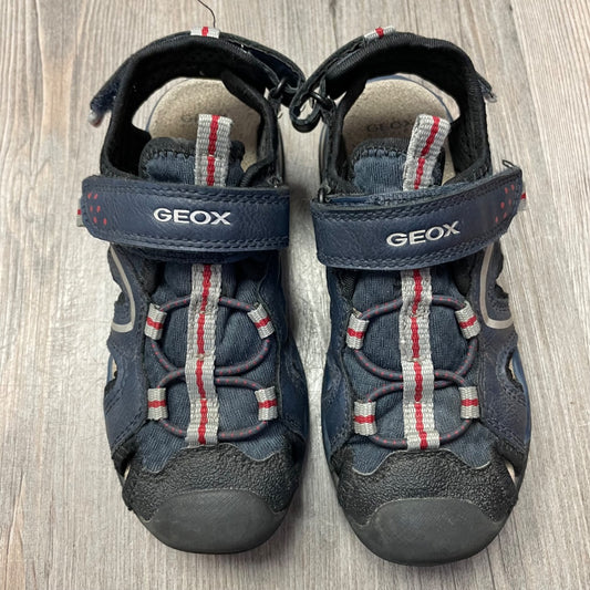 Navy Geox Sandals, 12Y