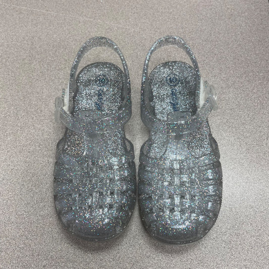 Glitter , Clear Cat & Jack Sandals, 10T