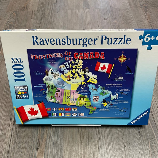 Multi Colour Ravensburger Province Of Canada Puzzle, 6Y+