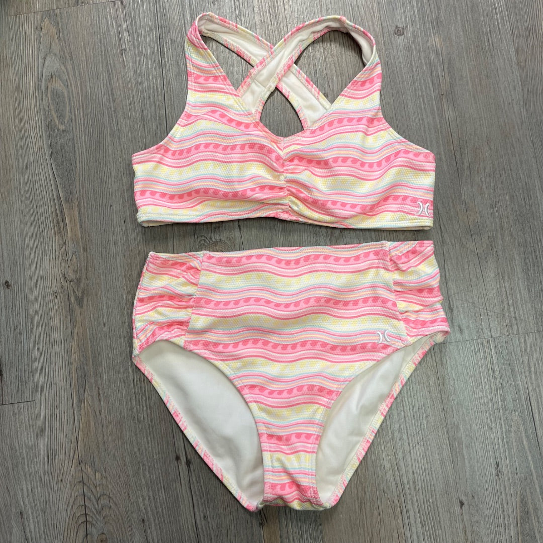 Multi Colour Hurley 2PC Bathing Suits, 14Y