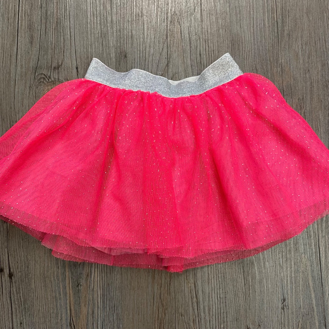 Pink Gap Lined Glitter Skirt, 12-18M