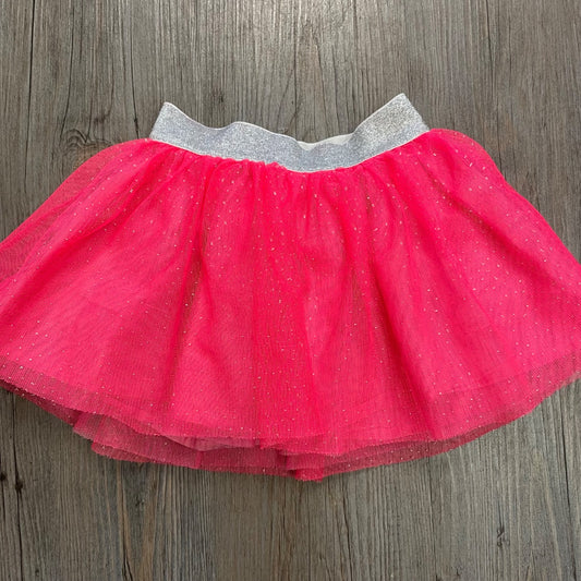 Pink Gap Lined Glitter Skirt, 12-18M