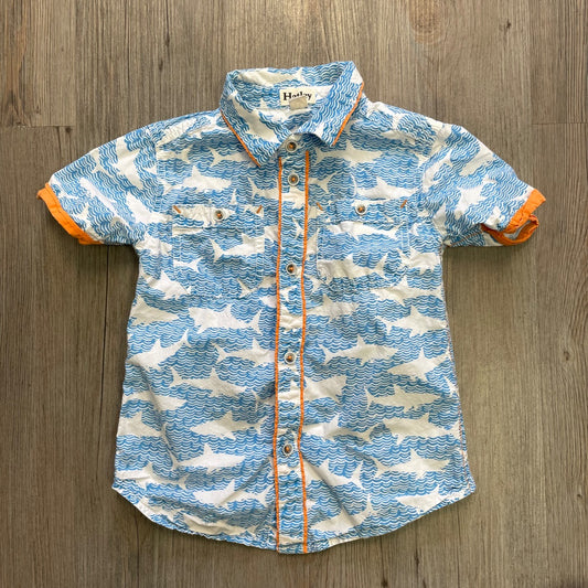 Blue Hatley SSL Shirt, 4Y