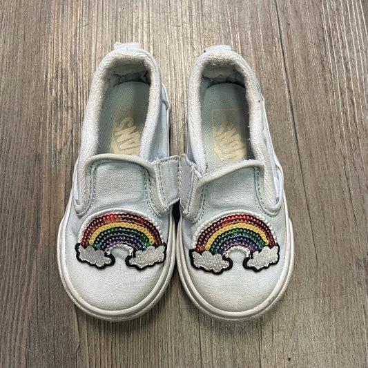 Light blue Vans Slip On Shoes, 6T