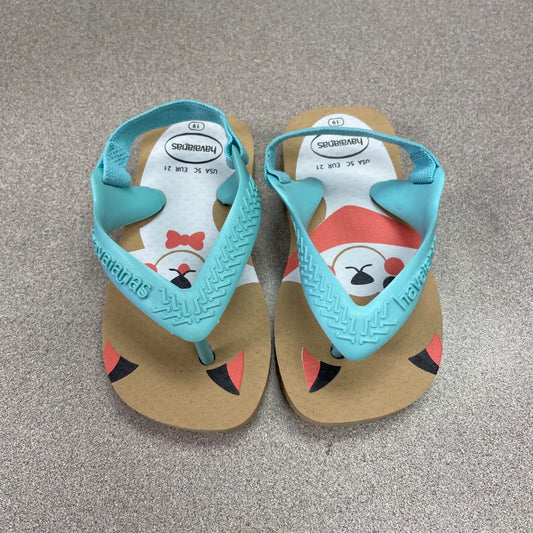 Tan Mint Havaianas Flip Flop 5T