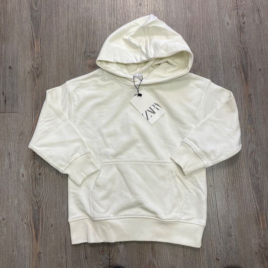 Ivory Zara NEW,Pullover Hoodie, 6Y