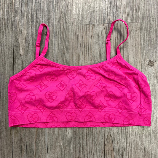 Fuchsia Juicy Couture Bralette, XL