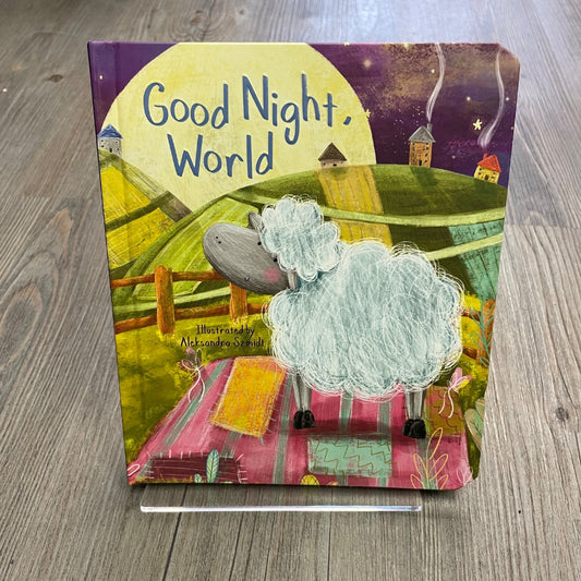 Multi Colour  Goodnight World, Boardbook