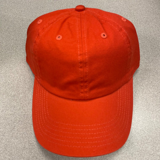 Orange  Baseball Cap Adjustable Strap, One Size