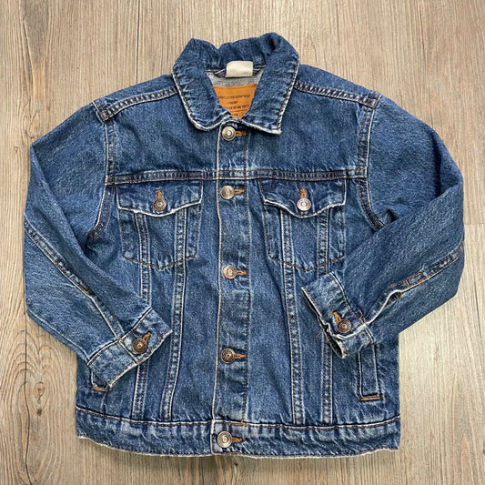 Blue Zara Jean Jacket, 6Y