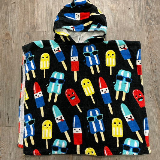 Popsicle Print Hooded Towel, 7-8Y