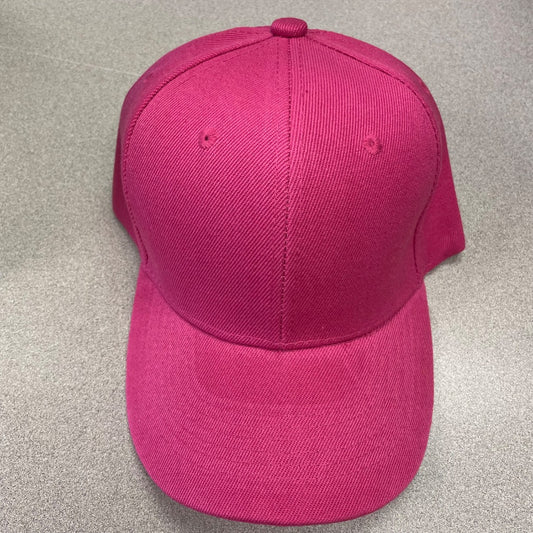 Pink  Baseball Cap Velcro Strap, One Size