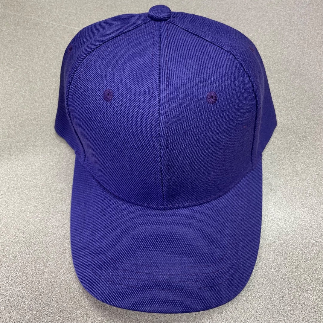 Purple  Baseball Cap Velcro Strap, One Size
