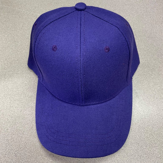 Purple  Baseball Cap Velcro Strap, One Size