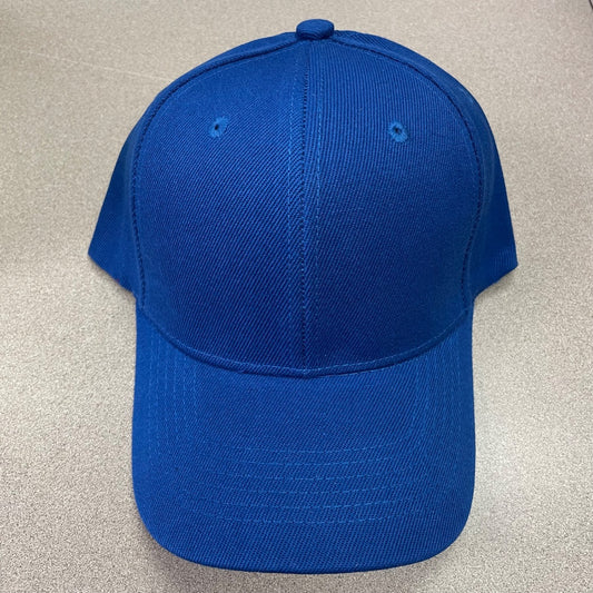 Blue  Baseball Cap Velcro Strap, One Size