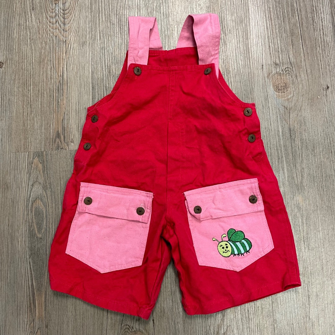 Red, Pink  Overall, 3-4Y