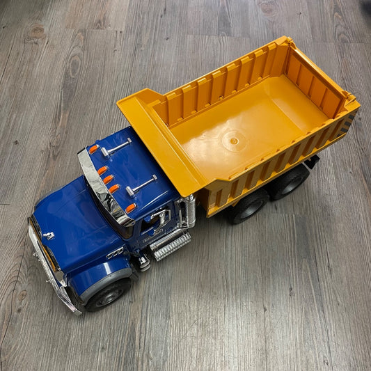 Yellow, Blue Bruder Granite Dump Truck, Pre-owned