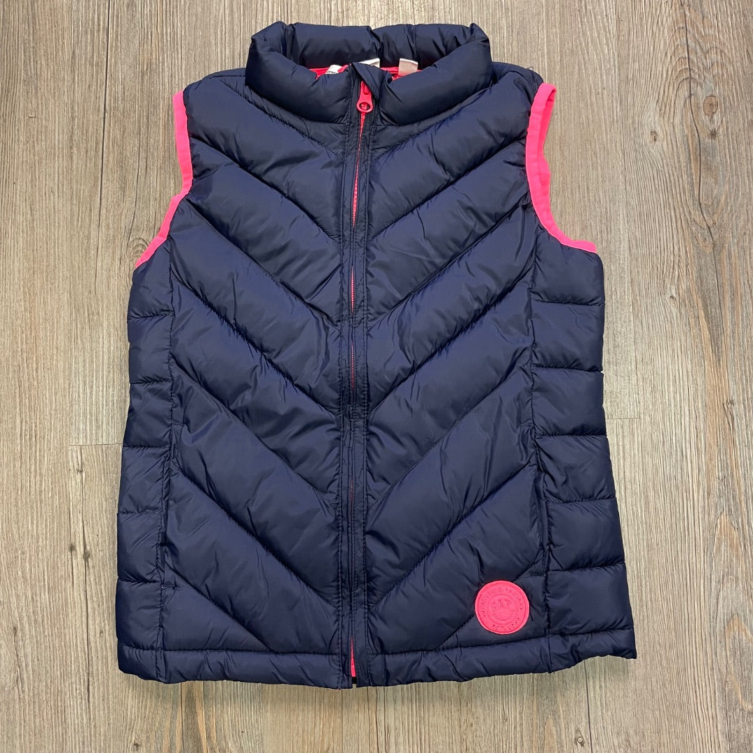 Navy Gap Puffer Vest, 8-9Y