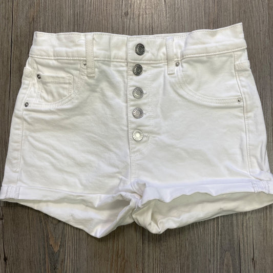 White Garage Button Down Shorts, 14Y+/ 01 Original Size