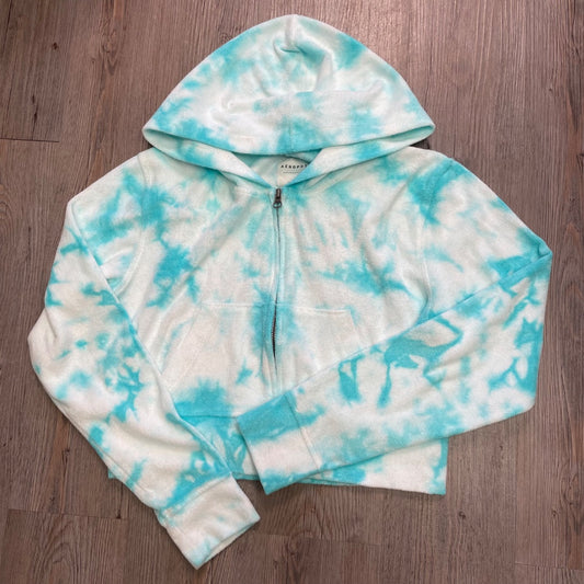 Tiedye Aeropostal Terry Zip Hoodie, Large