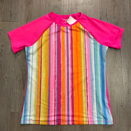 Multi Colour Lands End SSL Rashguard, 14-16Y