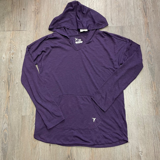 Purple Old Navy Pullover Active Hoodie, 10-12Y