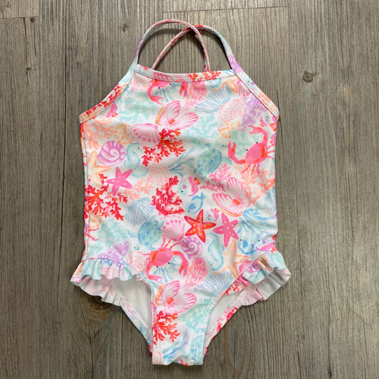 Multi Colour George Bathing Suit Onepiece, 3Y