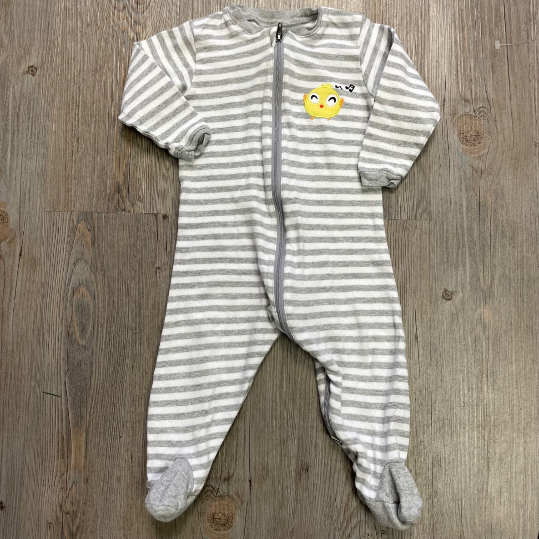 Grey Tuffy PJ Onesie, 9M
