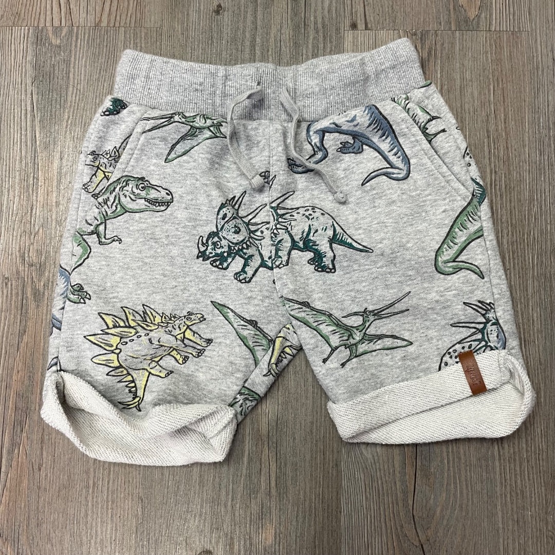 Dino Print Deux Par Deux Shorts, 4Y