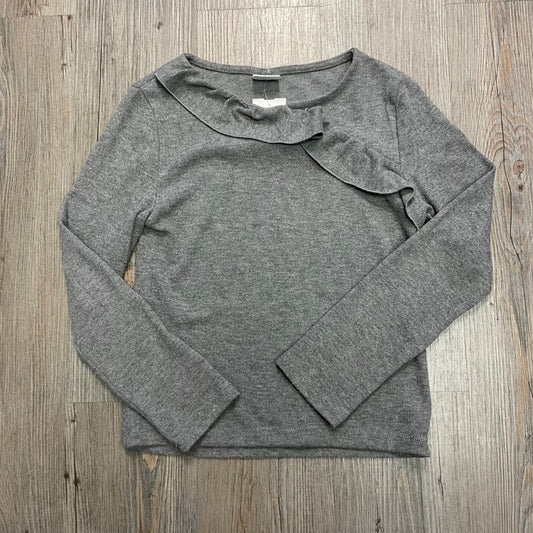 Grey Zara LS Knit Top, 10Y