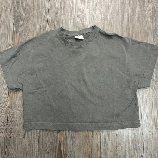 Grey Zara Cropped Tee, 9-10Y