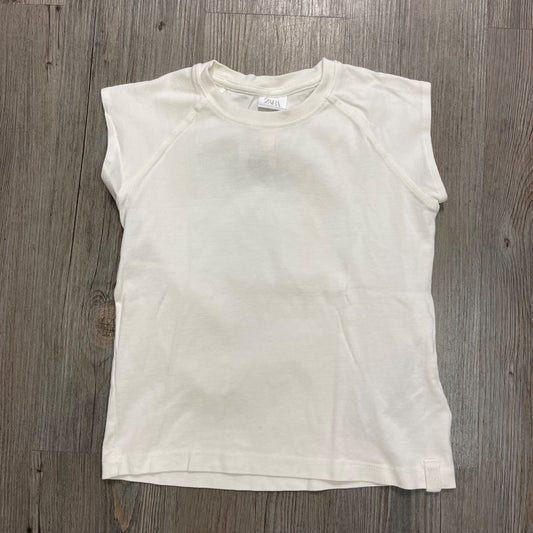 Off White Zara Capped Sleeve Tee, 9-10Y