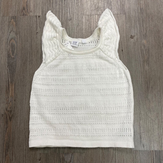 White Gap Knit Tank Top, 8Y