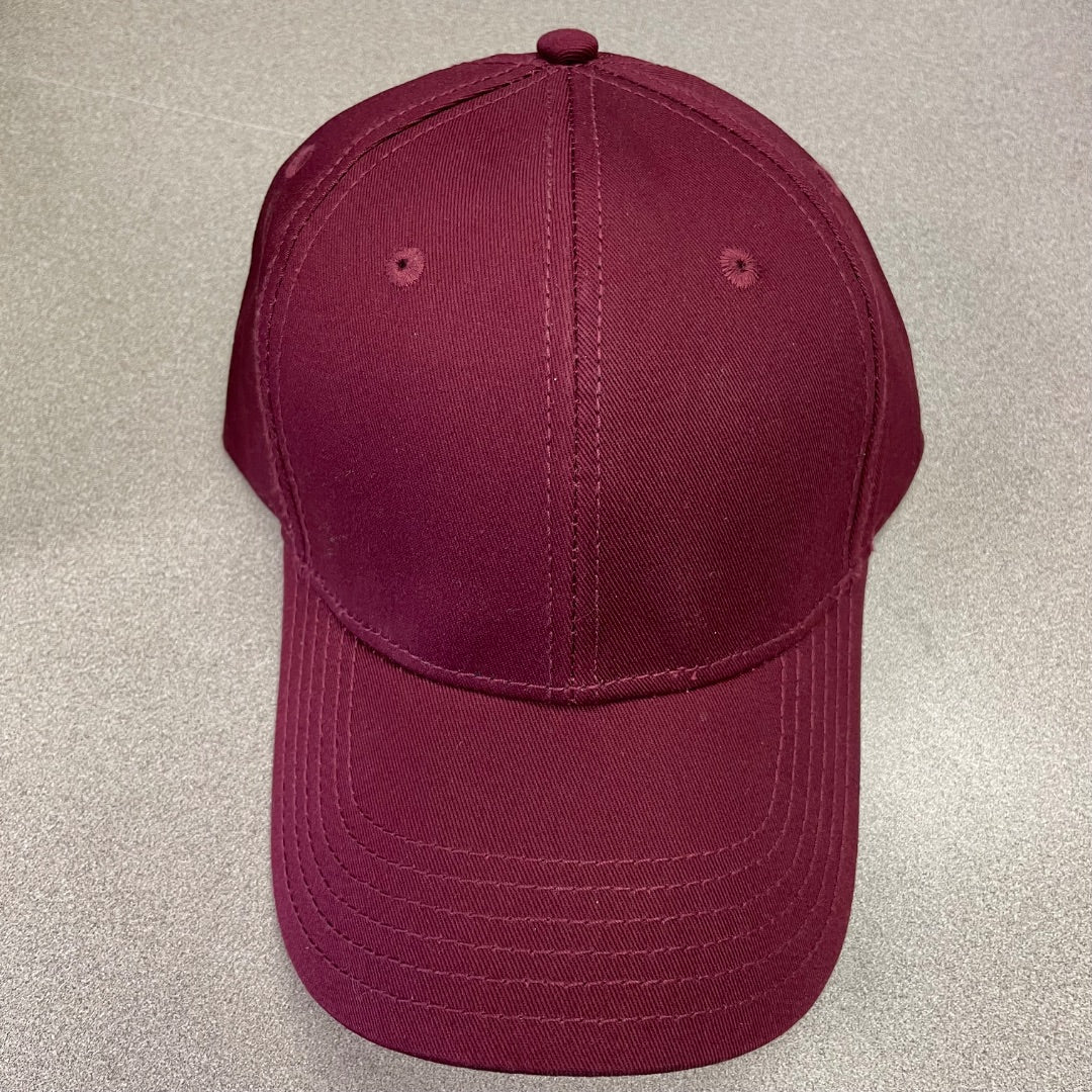 Burgundy Newhattan Baseball Cap, One Size