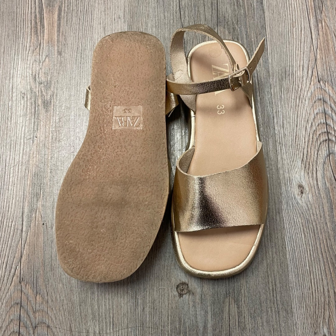 Gold Zara Sandals, 1Y