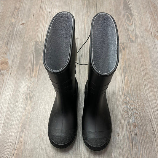 Black George New Rain Boots, 12Y