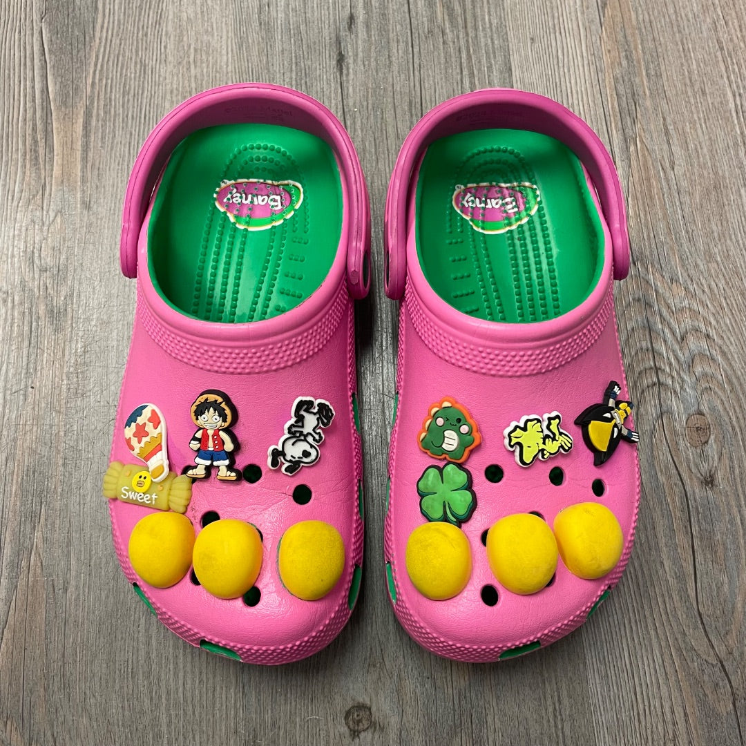 Pink Crocs Clog Sandals, 5Y