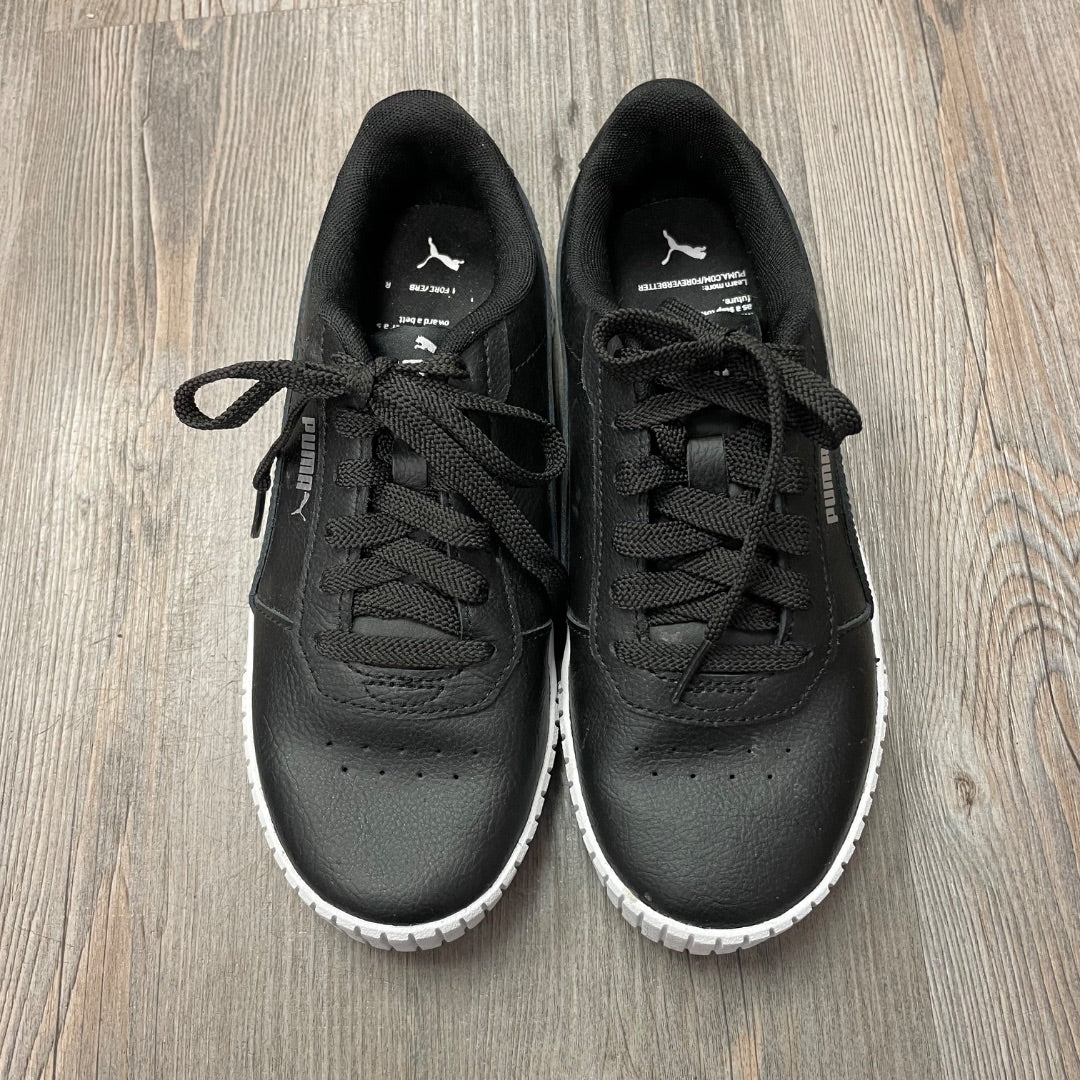 Black Puma Lace Up Sneaker, 6.5Y